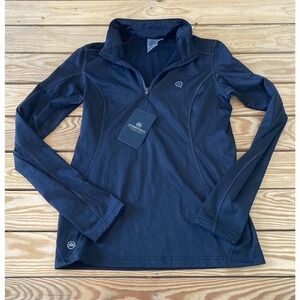 NWT Stormtech Performance 1/4 Zip Jacket Size Small Women’s Black Long Sleeve